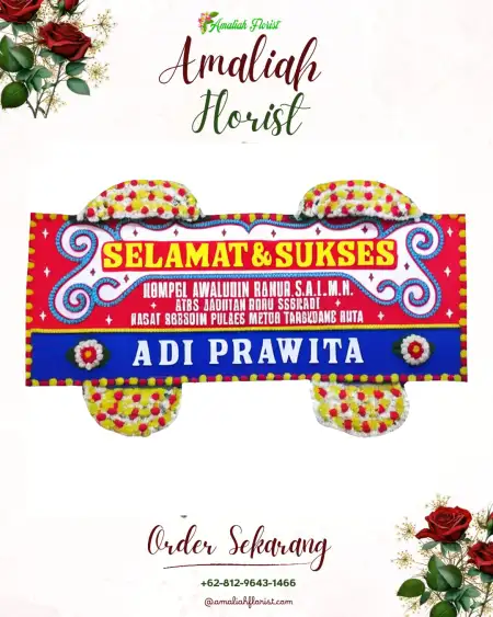 Papan Bunga Ucapan Selamat Gumay Talang