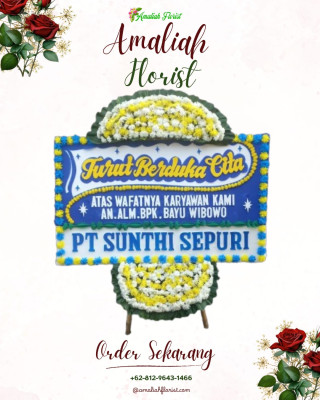 Papan Bunga Duka di Gumay Talang