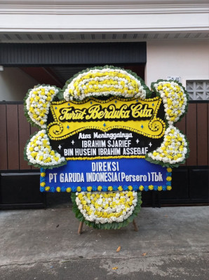 Papan Bunga Duka di Gumay Talang