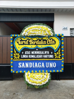 Papan Bunga Duka di Gumay Talang